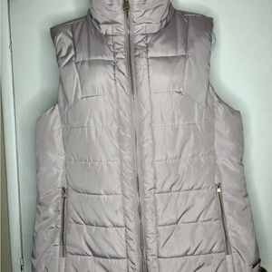Calvin Klein Performance Light Gray Quilted Vest